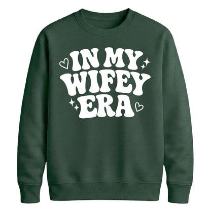Retro Groovy Slogan Engagement Jumper Bride Unisex Sweatshirt