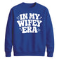 Retro Groovy Slogan Engagement Jumper Bride Unisex Sweatshirt