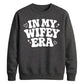 Retro Groovy Slogan Engagement Jumper Bride Unisex Sweatshirt
