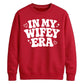 Retro Groovy Slogan Engagement Jumper Bride Unisex Sweatshirt