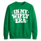 Retro Groovy Slogan Engagement Jumper Bride Unisex Sweatshirt