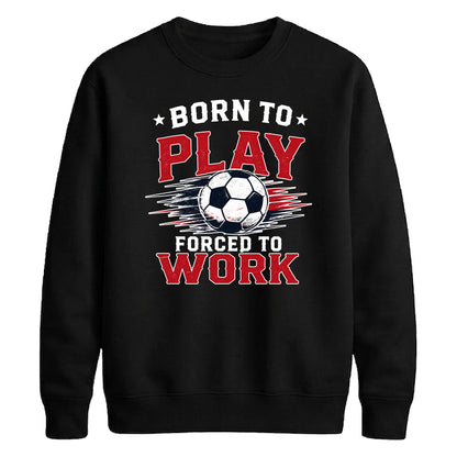 Retro Slogan Born Play football tournament sweatshirt New FiFa Mockup Dad