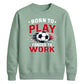 Retro Slogan Born Play football tournament sweatshirt New FiFa Mockup Dad