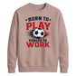 Retro Slogan Born Play football tournament sweatshirt New FiFa Mockup Dad