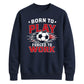 Retro Slogan Born Play football tournament sweatshirt New FiFa Mockup Dad