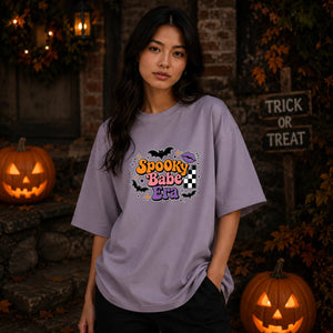 Retro spooky babe era graphic Halloween Oversized t-shirt