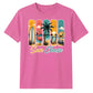 Retro Sun Chase Coastal Beach Summer Graphic Unisex T-Shirt