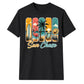 Retro Sun Chase Coastal Beach Summer Graphic Unisex T-Shirt