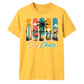 Retro Sun Chase Coastal Beach Summer Graphic Unisex T-Shirt
