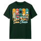 Retro Sun Chase Coastal Beach Summer Graphic Unisex T-Shirt
