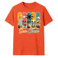 Retro Sun Chase Coastal Beach Summer Graphic Unisex T-Shirt