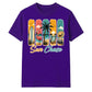 Retro Sun Chase Coastal Beach Summer Graphic Unisex T-Shirt