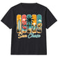 Retro Sun Chase Tropical Beach Graphic Summer Kids T-Shirt
