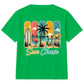 Retro Sun Chase Tropical Beach Graphic Summer Kids T-Shirt