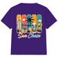Retro Sun Chase Tropical Beach Graphic Summer Kids T-Shirt