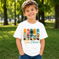 Retro Sun Chase Tropical Beach Graphic Summer Kids T-Shirt