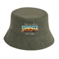 Retro Sunset Take Me Where Summer Never Ends Summer Bucket Hat