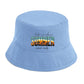Retro Sunset Take Me Where Summer Never Ends Summer Bucket Hat
