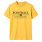 Retro Therapy Slogan football tournament unisex t-shirt