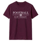 Retro Therapy Slogan football tournament unisex t-shirt
