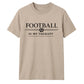 Retro Therapy Slogan football tournament unisex t-shirt