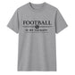 Retro Therapy Slogan football tournament unisex t-shirt