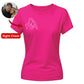 Personalised Line Art Portrait Outline Ladies T-Shirt