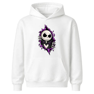 Ripping skeleton character portal Halloween Kids Hoodie