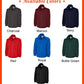 Custom Embroidered Fleece Jacket, Personalised Logo/Design Full Zip Jackets, Your Text Here Women Jacket, Nursing Tops, Special Gift for Her