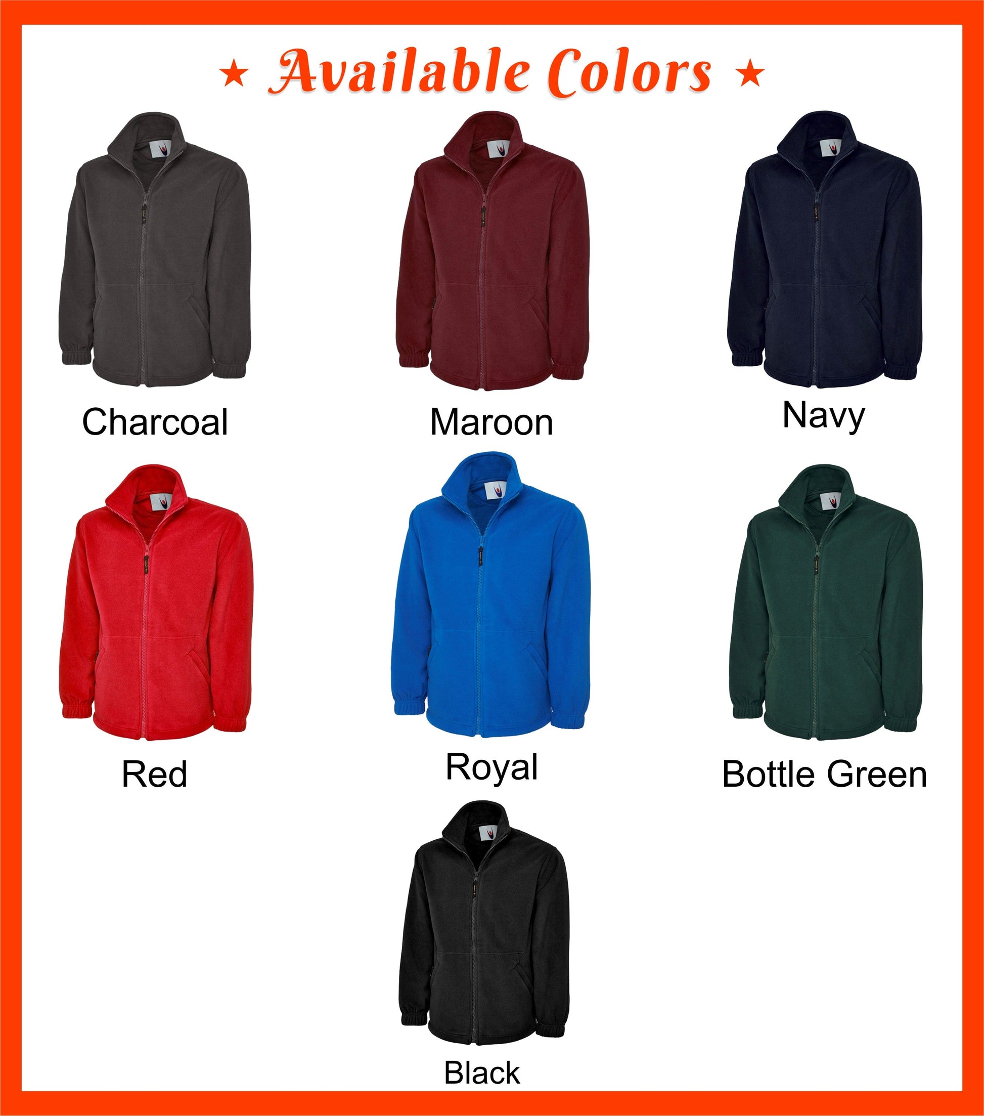 Custom Embroidered Fleece Jacket, Personalised Logo/Design Full Zip Jackets, Your Text Here Women Jacket, Nursing Tops, Special Gift for Her