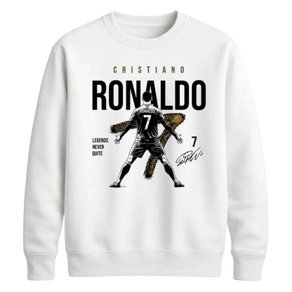 Ronaldo No7 Legends Never Quite Gold FIFA Unisex Sweatshirt