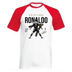 Ronaldo No7 Legends Never Quite FIFA Unisex Baseball T-Shirt