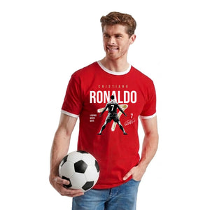 Ronaldo No7 Legends Never Quite FIFA Unisex Ringer T-Shirt