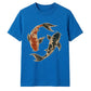 Koi Fish Yin Yang Retro Unisex T-Shirt