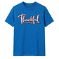 Cursive script thankful word Thanksgiving Unisex T-Shirt