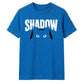 Cute Peeking Cat Shadow Typography Graphic Unisex T-Shirt