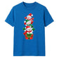 Delightful stacked snowmen graphic Christmas Unisex T-Shirt