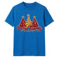 Glittering red gold tree print Christmas Unisex T-Shirt