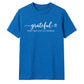 Grateful for little things text Thanksgiving Unisex T-Shirt