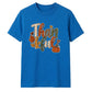 Leopard print thankful text art Thanksgiving Unisex T-Shirt