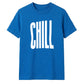 Minimalist Elongated Chill Typo Print Unisex T-Shirt