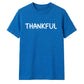 Minimalist THANKFUL block text Thanksgiving Unisex T-Shirt