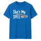 Skeleton hand spell quote graphic Halloween Unisex t-shirt