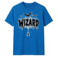 Spooky wizard cobweb bats graphic Halloween Unisex t-shirt