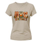 Rustic turkey pumpkin panels Thanks Giving Ladies T-Shirt