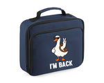 Duck I'm Back Kids Lunch Bag, Back To School Cooler With Fully Insulation Lunch Box, Perfect For School Snacks & Meals M8482