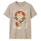 Retro Rock Cat Guitarist Unisex T-Shirt