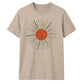 Retro sunburst graphic unisex t-shirt