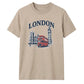 London Big Ben Retro Unisex T-Shirt