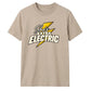 She's Electric T-Shirt | Retro Lightning Bolt Graphic Slogan Tee
